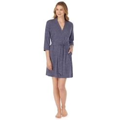 Women's Cuddl Duds® Essentials Wrap Robe -Fashion Clothing Store 3732588 ALT4