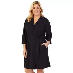 Plus Size Cuddl Duds® Essentials Wrap Robe