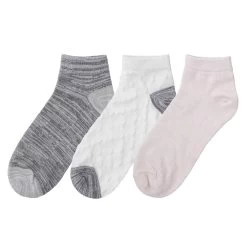 Women's Cuddl Duds® Everyday 3-Pack Low Cut Socks -Fashion Clothing Store 4143260 ALT5