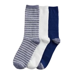 Women's Cuddl Duds® Everyday 3-pack Crew Socks -Fashion Clothing Store 4143262 ALT3
