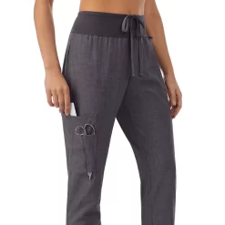Women's Cuddl Duds® Scrubs Jogger Pants With 3 Pockets -Fashion Clothing Store 4320431 ALT4