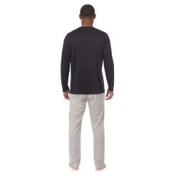 Men's Cuddl Duds® Far-Infrared Enhance Pajama Crewneck Tee -Fashion Clothing Store 4988687 ALT4