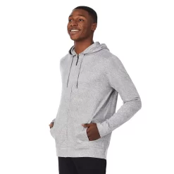 Men's Cuddl Duds® Far-Infrared Enhance Full-Zip Sleep Hoodie -Fashion Clothing Store 5314307 ALT4