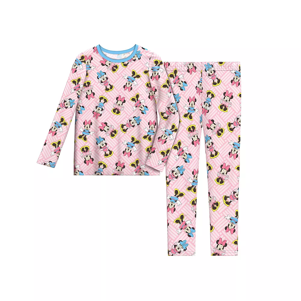 Disney's Minnie Mouse Toddler Girl Baselayer Set By Cuddl Duds® 1 Disney's Minnie Mouse Toddler Girl Baselayer Set By Cuddl Duds®