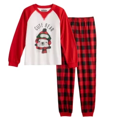 Girls 4-18 Jammies For Your Families® Beary Cool "Cute Bear" Pajama Set By Cuddl Duds®
