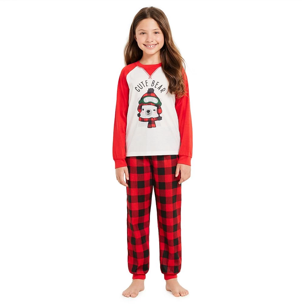 Girls 4-18 Jammies For Your Families® Beary Cool "Cute Bear" Pajama Set By Cuddl Duds® 2 Girls 4-18 Jammies For Your Families® Beary Cool "Cute Bear" Pajama Set By Cuddl Duds® - Image 2