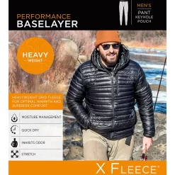 Men's Cuddl Duds® Heavyweight X Fleece Performance Baselayer Pants -Fashion Clothing Store 5647796 ALT99