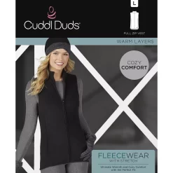 Women's Cuddl Duds® Fleecewear With Stretch Full Zippered Vest -Fashion Clothing Store 5668404 ALT98
