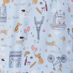 Women's Cuddl Duds® Cozy Short Sleeve Pajama Shirt & Wide Leg Cropped Pajama Pants Sleep Set -Fashion Clothing Store 5669593 ALT4