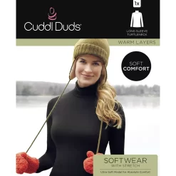 Women's Cuddl Duds® Softwear With Stretch Long Sleeve Turtleneck -Fashion Clothing Store 5671465 ALT98