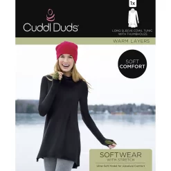 Women's Cuddl Duds® Softwear With Stretch Long Sleeve Cowlneck Tunic Top 8 Women's Cuddl Duds® Softwear With Stretch Long Sleeve Cowlneck Tunic Top -Fashion Clothing Store 5671466 ALT98