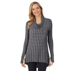 Women's Cuddl Duds® Softwear With Stretch Long Sleeve Cowlneck Tunic Top
