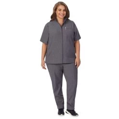 Plus Size Cuddl Duds® Scrubs 5-Pocket Lined Vest -Fashion Clothing Store 5737163 ALT5