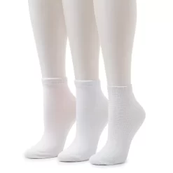 Women's Cuddl Duds® Everyday 3-Pack Ankle Socks