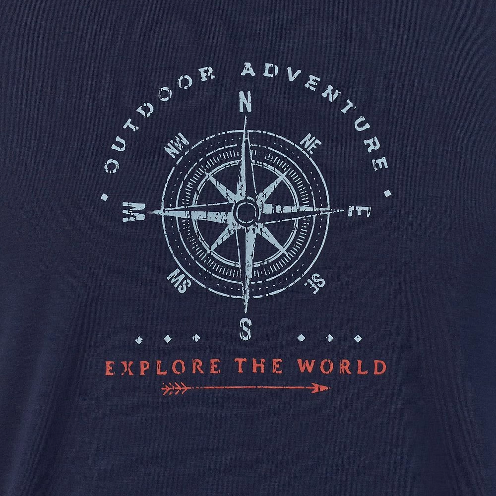 Men's Cuddl Duds® Tee & Pants 2-Piece Pajama Set 4 Men's Cuddl Duds® Tee & Pants 2-Piece Pajama Set - Image 4