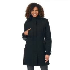 Women's Cuddl Duds Faux-Fur Hood Parka Coat -Fashion Clothing Store 6036415 ALT2