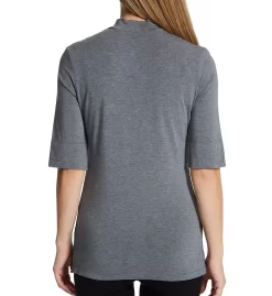 Cuddl Duds Softwear With Stretch Elbow Sleeve Mock Neck Top 3526116 -Fashion Clothing Store cuddl duds cudd01 3526116 bs