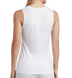 Cuddl Duds Softwear Lace Edge V-Neck Tank 8217535 -Fashion Clothing Store cuddl duds cudd01 8217535 bs
