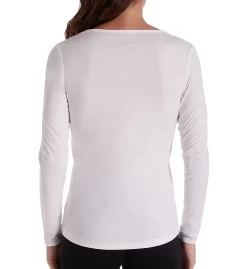 Cuddl Duds Climatesmart Long Sleeve V-Neck Shirt 8519641 -Fashion Clothing Store cuddl duds cudd01 8519641 bs