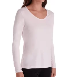 Cuddl Duds Climatesmart Long Sleeve V-Neck Shirt 8519641