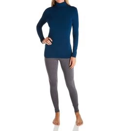 Cuddl Duds Softwear With Stretch Long Sleeve Turtleneck 8719616 -Fashion Clothing Store cuddl duds cudd01 8719616 cs1